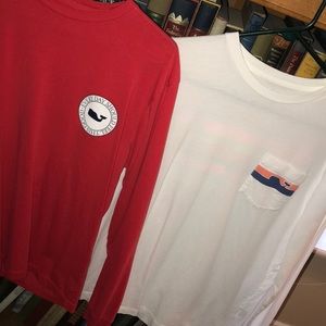 Fun Patterned Vineyard Vines Long Sleeved T Shirts